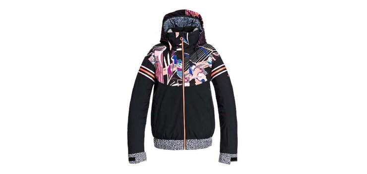 Zimná bunda Roxy Pop Snow Meridian JK True Black Pop Flowers 20/21