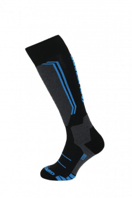 Blizzard Allround wool ski socks junior black/antracite/blue