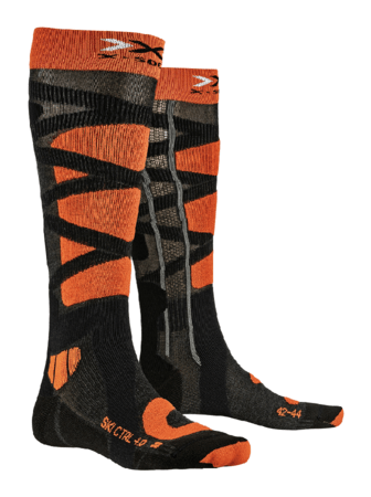 Lyžiarske ponožky X-Bionic Ski Control 4.0 Anthracite Melange/X-Orange 20/21