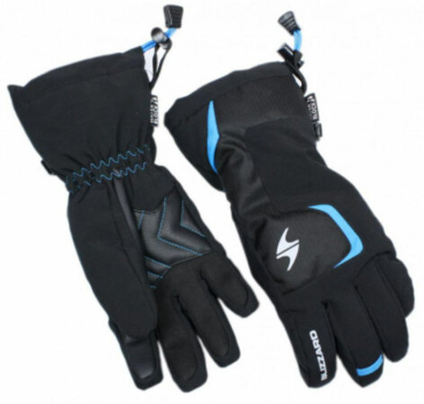 Lyžiarske rukavice Blizzard Reflex Junior Ski Gloves Black/Blue
