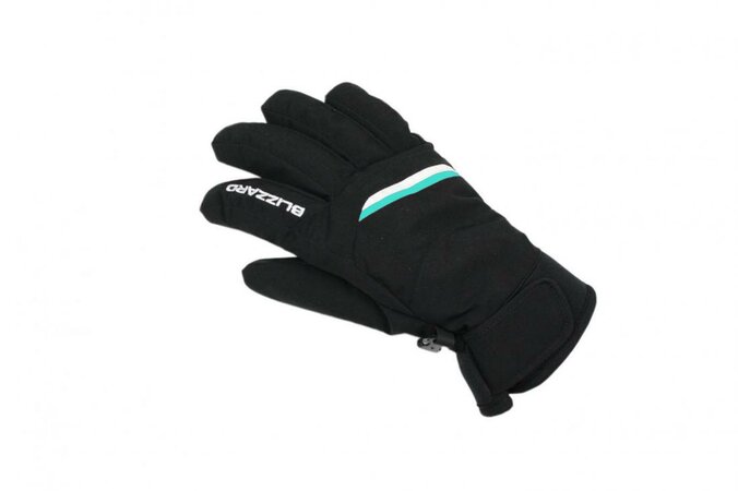 Lyžiarske rukavice Blizzard Viva Plose Ski Gloves Black/White/Turquoise Lyžiarske rukavice Blizzard Viva Plose Ski Gloves Black/White/Turquoise