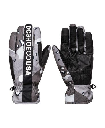 Lyžiarske rukavice DC Salute Glove Chocolate Chip Greyscale Camo 20/21
