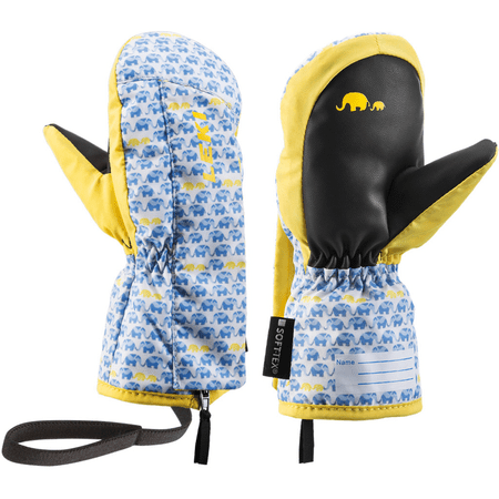 Lyžiarske rukavice Leki Little Elephant Zap Mitt Blue/ Yellow 19/20 Lyžiarske rukavice Leki Little Elephant Zap Mitt Blue/ Yellow 19/20