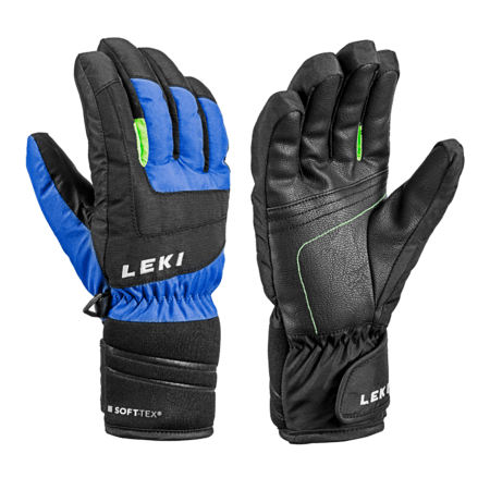 Lyžiarske rukavice Leki Nico Junior Royal/ Black 18/19