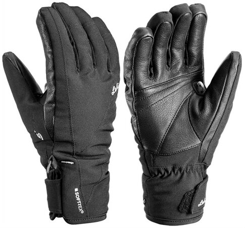 Lyžiarske rukavice Leki Cerro S Lady Black 19/20