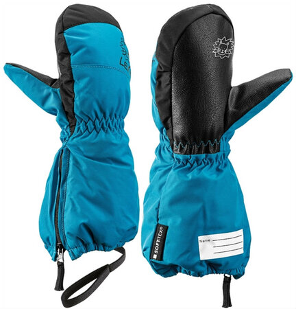 Lyžiarske rukavice Leki Little Lion Mitt Cyan 19/20