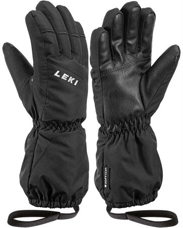 Lyžiarske rukavice Leki Nevio Junior Black