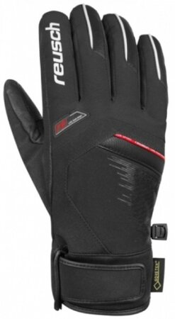Lyžiarske rukavice Reusch Beat GXT black/white/fire red 19/20
