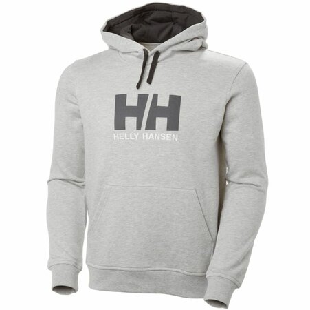 Helly Hansen HH Logo Hoodie Grey Melang 18/19