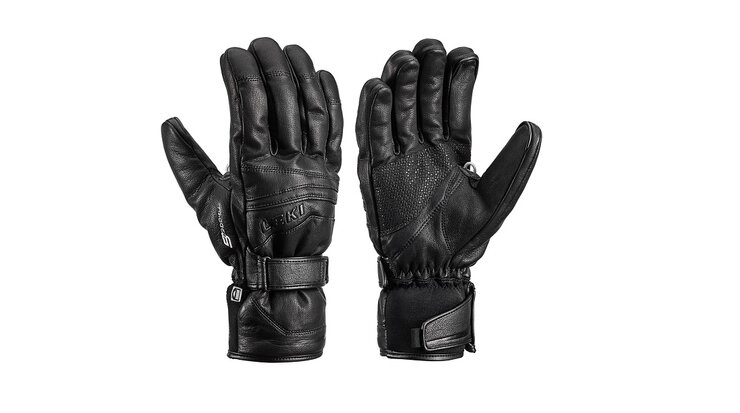 Lyžiarske rukavice Leki Fusion S MF Touch black 19/20