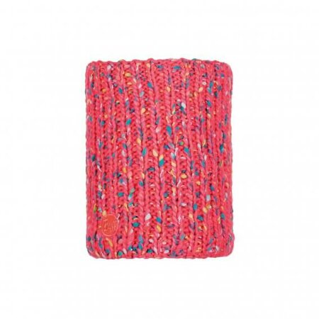 Buff Neckwarmer Knitted Polar fleese Yssik Pink Fluor