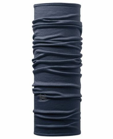 Nákrčník Buff wool lightweight solid denim