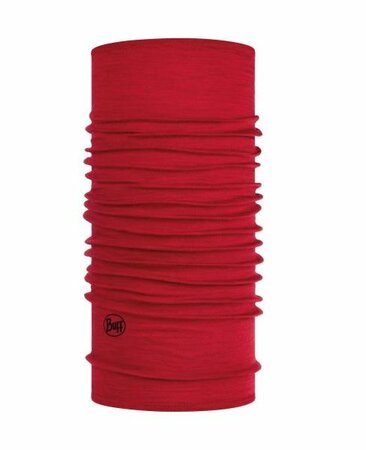 Nákrčník Buff wool lightweight solid red