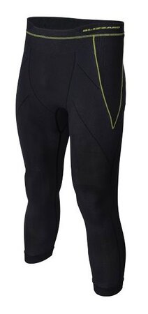 Pánske termo legíny Blizzard Mens long pants Anthracite/Yellow