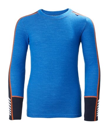 Detský termo set Helly Hansen JR Lifa Merino Midweight Set Sonic Blue