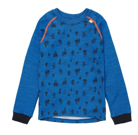 Detský termo set Helly Hansen K Lifa Merino Set Sonic Blue