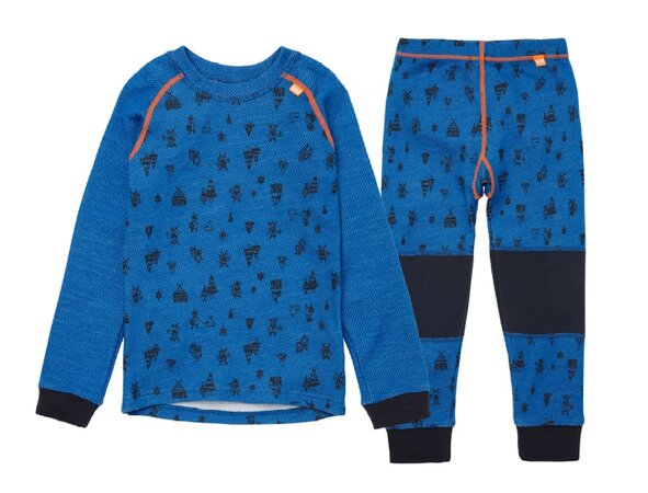 Detský termo set Helly Hansen K Lifa Merino Set Sonic Blue