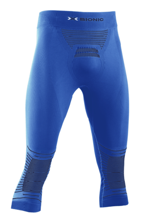Pánske funkčné legíny X-Bionic Energizer 4.0 Pants 3/4 Men Teal Blue/Anthracite