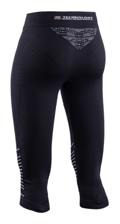 Dámske funkčné legíny X-Bionic Energizer 4.0 Pants 3/4 WMN Opal Black/Arctic White