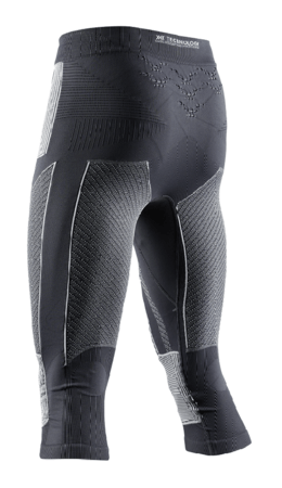 Pánske termo legíny X-Bionic Energy Accumulator 4.0 Pants 3/4 Men Charcoal/Pearl Grey