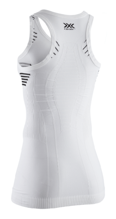 Dámske funkčné tielko X-Bionic Invent 4.0 Singlet WMN Artic White/Dolomite Grey