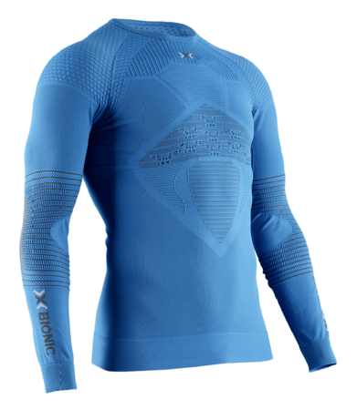 Pánske funkčné tričko X-Bionic Energizer 4.0 Shirt Round Neck LG SL Men Teal Blue/Anthracite