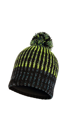 Buff Knitted and Polar hat Iver Black