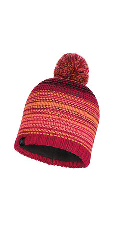 Buff Knitted and Polar hat Neper Pink Bright Pink