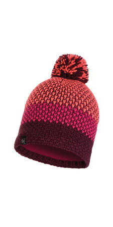 Buff Knitted and Polar hat Tilda Bright Pink