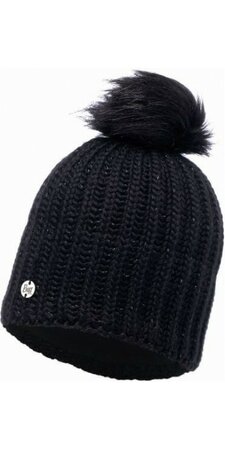 Buff Knitted hat Glen Black Chic