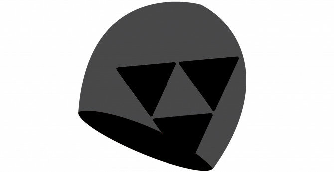 Fischer čiapka Logo Reversible Antracite/Black 19/20