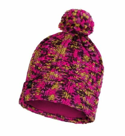 Zimná čiapka Buff knitted a polar hat livy magenta 19/20