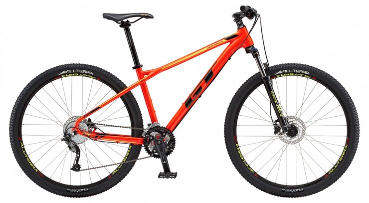 GT Avalanche 27.5" Sport Gloss Neon Red/Black 2018