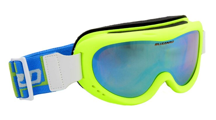 Lyžiarske okuliare Blizzard MDAZO 907 neon green/ matt