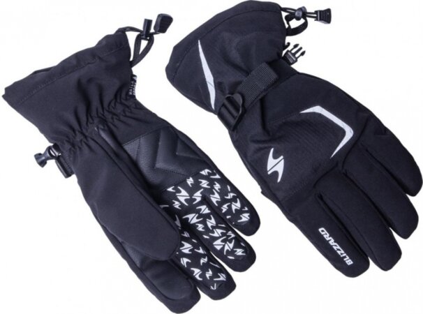 Lyžiarske rukavice Blizzard Reflex ski gloves black/ silver