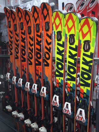 Bazárové lyže Völkl Racetiger SL a GS