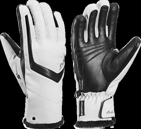Lyžiarske rukavice Leki Stella S Lady White-Black 17/18