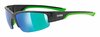 Okuliare Uvex sportstyle 215 black mat green/mirror green S3