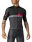 Cyklistický dres Castelli A Blocco SS Jersey Light Black/Red/Dark Grey