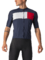 Cyklistický dres Castelli Prologo 7 Jersey Savile Blue/Silver Gray/Red
