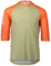 Pánsky Dres POC MTB Pure 3/4 Jersey Prehnite Green/Zink Orange