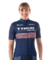 Dámsky dres Santini CX Trek Factory Racing Dark Blue/Radioactive Coral
