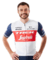 Pánsky dres Santini Trek-Segafredo White/Dark Blue