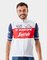 Pánsky dres Santini Trek-Sagafredo White/Dark blue