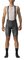 Cyklistické nohavice Castelli Free Aero RC Pro Bibshort Dark Gray/White
