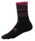 Cyklistické ponožky ALÉ Scanner Socks Black/Cyclamen