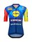 Cyklistický dres Santini Lidl-Trek RSL Team Tmavomodrá/Žltá