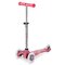 Kolobežka Micro MINI Deluxe Glitter LED Pink