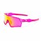 Cyklistické okuliare 4KAAD Skyran JR Pink Clear/Pink Multi Layer Mirror