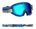 Lyžiarske okuliare Salomon Juke Blue pop/Univ. Mid Blue 20/21